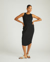 Romera Ribbed Dress - Black