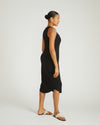 Romera Ribbed Dress - Black