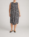 Pearl Divine Jersey Dress - Black Bosco Print | Plus Size & Straight Size Women's Fashion | Universal Standard