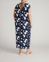 Kris Divine Jersey Kaftan - Navy Santiago Print | Plus Size & Straight Size Women's Fashion | Universal Standard