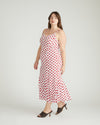 Amber Summer Slip Dress - Morningstar Print in Red