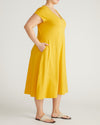 Danna Jersey Dress - Goldenrod | Plus Size & Straight Size Women's Fashion | Universal Standard