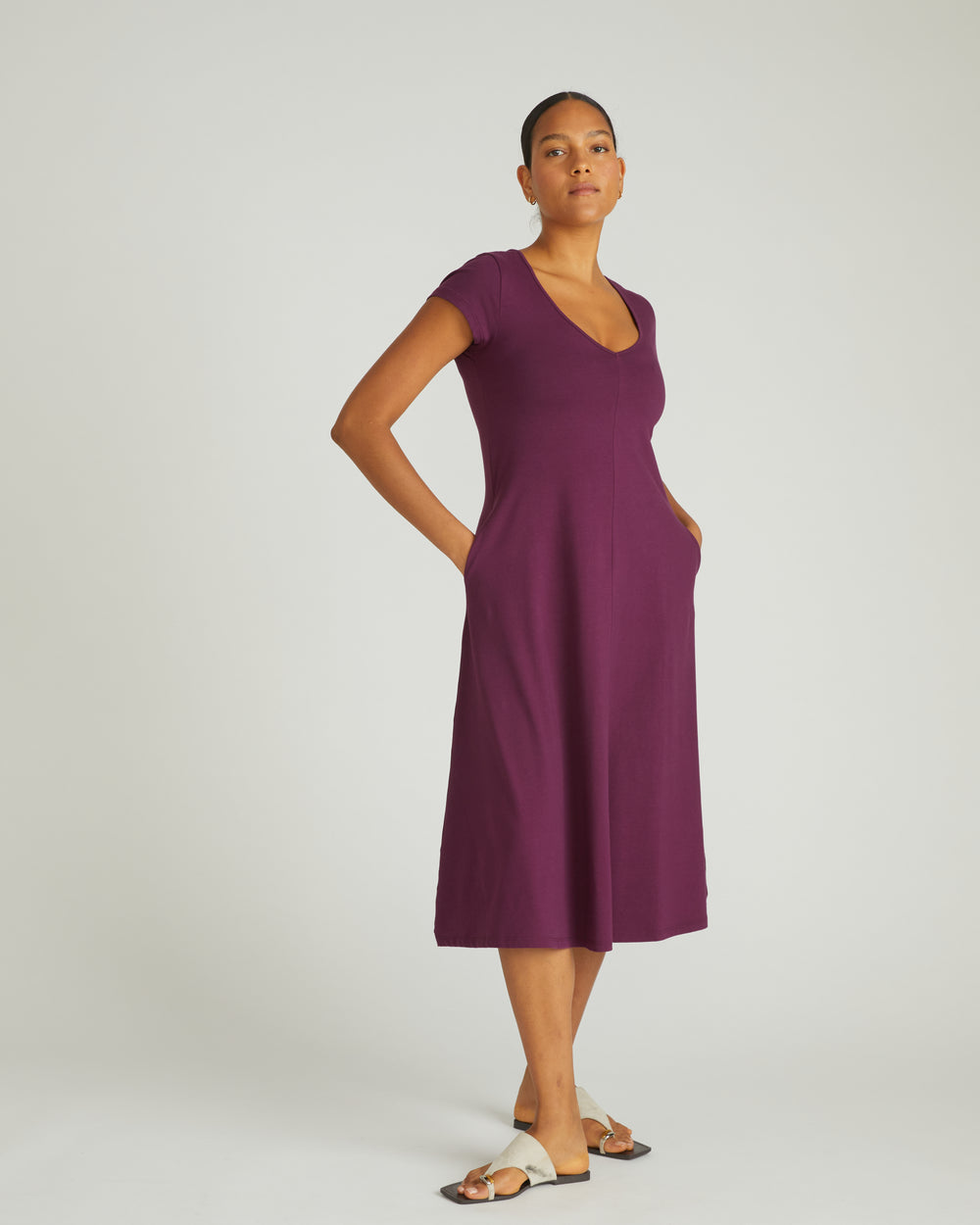 Danna Jersey Dress - Gamay