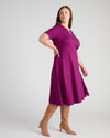 Saskia Ponte Dress - Plum Caspia | Plus Size & Straight Size Women's Fashion | Universal Standard