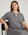 Saskia Ponte Dress - Herringbone Tweed