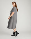 Saskia Ponte Dress - Herringbone Tweed