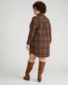 Maine Stretch Flannel Shirtdress - Essex Plaid
