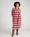 Morgan Belted Stretch Flannel Shirtdress - Kent Plaid | Plus Size & Straight Size Women's Fashion | Universal Standard
