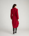 Morgan Belted Stretch Flannel Shirtdress - Autumnal Red | Plus Size & Straight Size Women's Fashion | Universal Standard