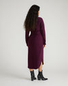 Morgan Stretch Flannel Shirtdress - Gamay