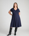 Lucinda Ponte Midi Dress - Navy | Plus Size & Straight Size Women's Fashion | Universal Standard