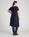 Lucinda Ponte Midi Dress - Navy | Plus Size & Straight Size Women's Fashion | Universal Standard