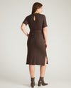 TravelKnit Belted Dress - Espresso