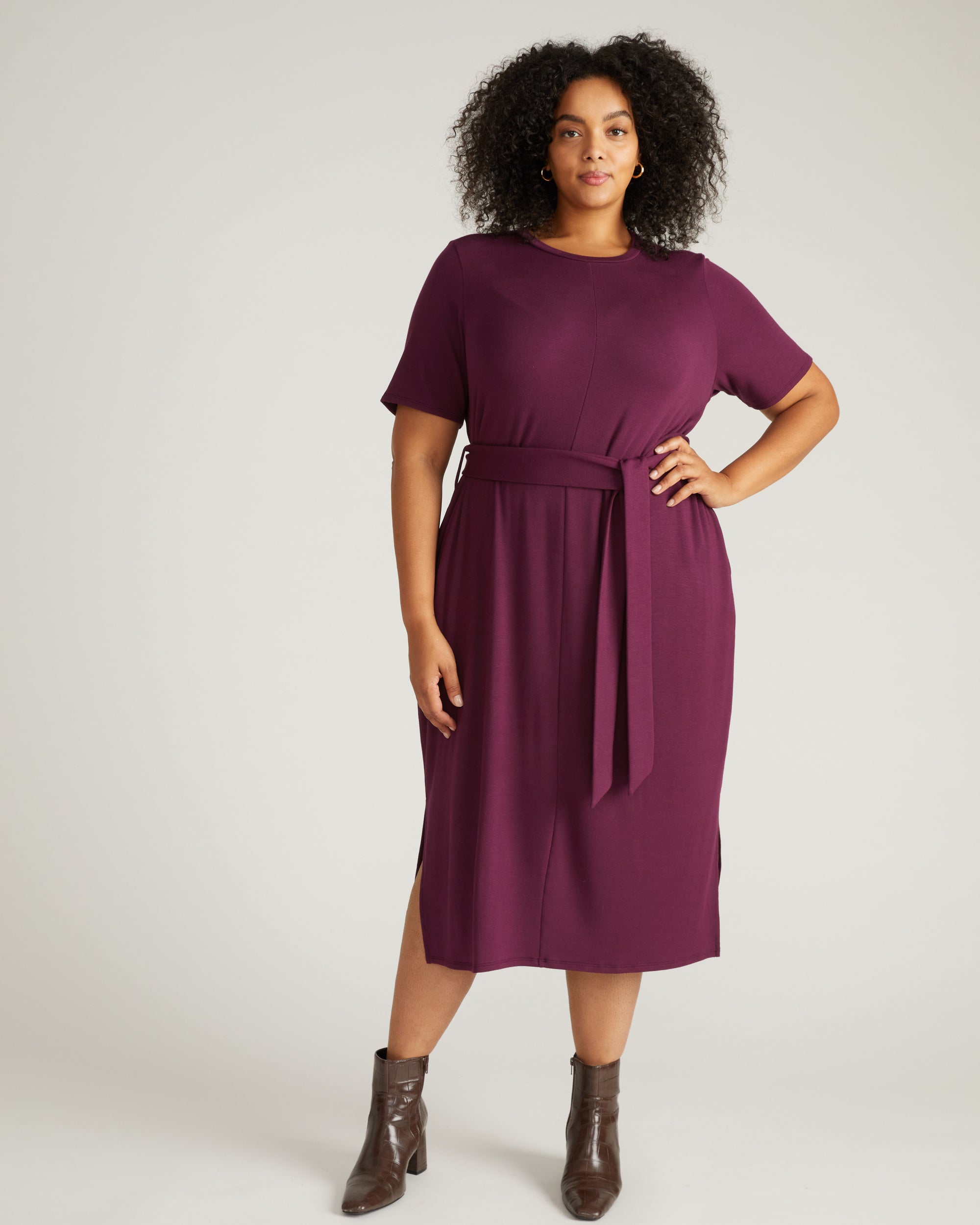 knee length travel dress Beyond Travel High Neck Laser Cut Midi Dress - Ivory Coast