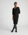 Lando Sculpted Ponte Dress - Black | Plus Size & Straight Size Women's Fashion | Universal Standard