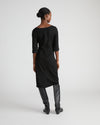 Lando Sculpted Ponte Dress - Black | Plus Size & Straight Size Women's Fashion | Universal Standard