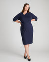 Lando Sculpted Ponte Dress - Navy | Plus Size & Straight Size Women's Fashion | Universal Standard