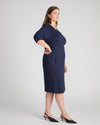 Lando Sculpted Ponte Dress - Navy | Plus Size & Straight Size Women's Fashion | Universal Standard