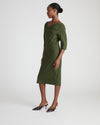Lando Sculpted Ponte Dress - Kombu Green | Plus Size & Straight Size Women's Fashion | Universal Standard