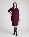 Lando Sculpted Ponte Dress - Gamay | Plus Size & Straight Size Women's Fashion | Universal Standard