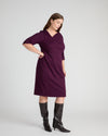 Lando Sculpted Ponte Dress - Gamay | Plus Size & Straight Size Women's Fashion | Universal Standard