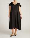 Victoria Linen Dress - Black | Plus Size & Straight Size Women's Fashion | Universal Standard