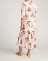 Alix Linen Blend Shirtdress - Wild Flower Bouquet Print on Stripes | Plus Size & Straight Size Women's Fashion | Universal Standard