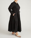 Alix Embroidered Linen Shirtdress - Black | Plus Size & Straight Size Women's Fashion | Universal Standard