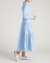 Alix Embroidered Linen Shirtdress - Cielo Blue | Plus Size & Straight Size Women's Fashion | Universal Standard
