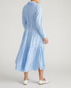 Alix Embroidered Linen Shirtdress - Cielo Blue | Plus Size & Straight Size Women's Fashion | Universal Standard