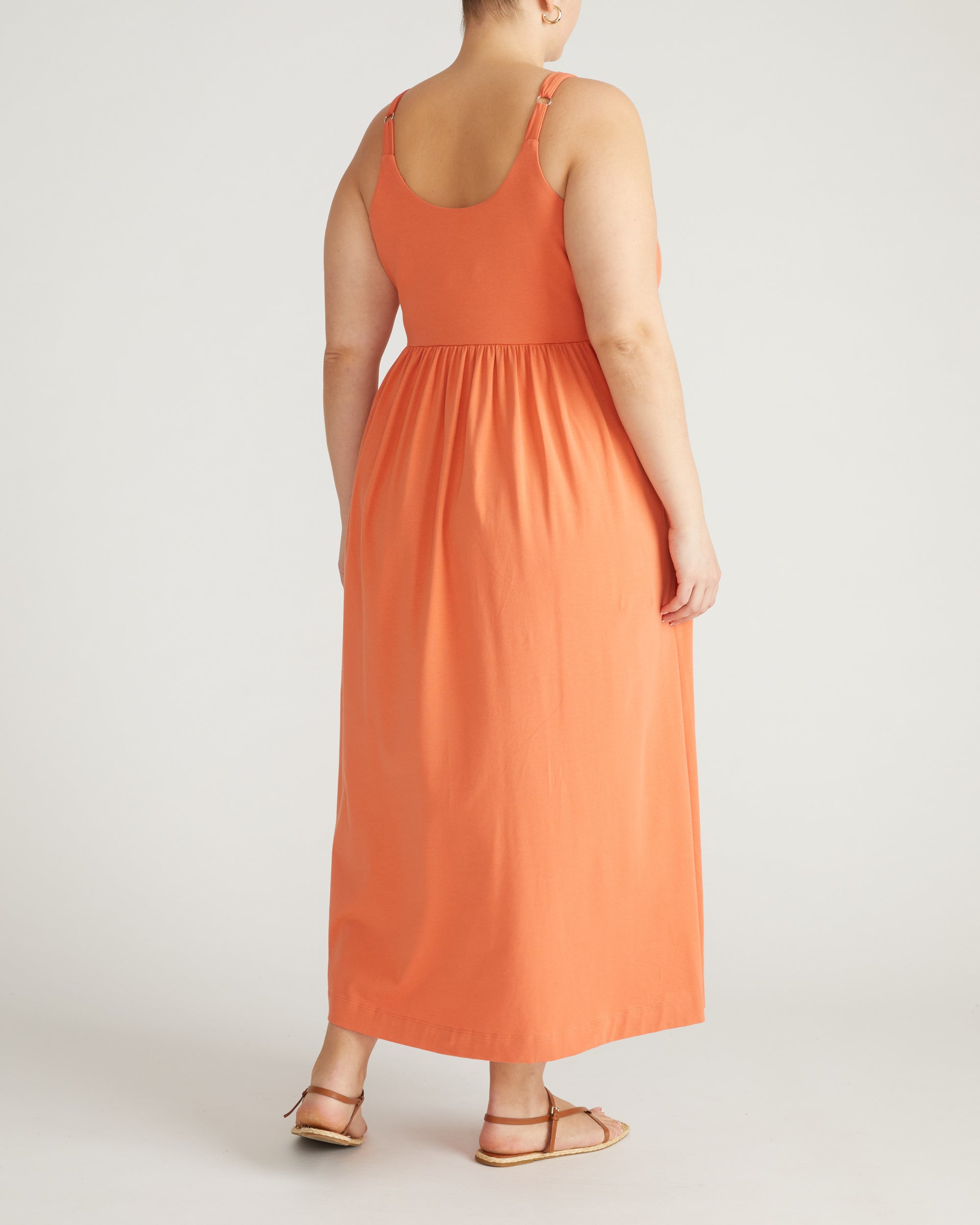 Cayo Cami Dress - Italian Orange | Plus Size & Straight Size Women's Fashion | Universal Standard