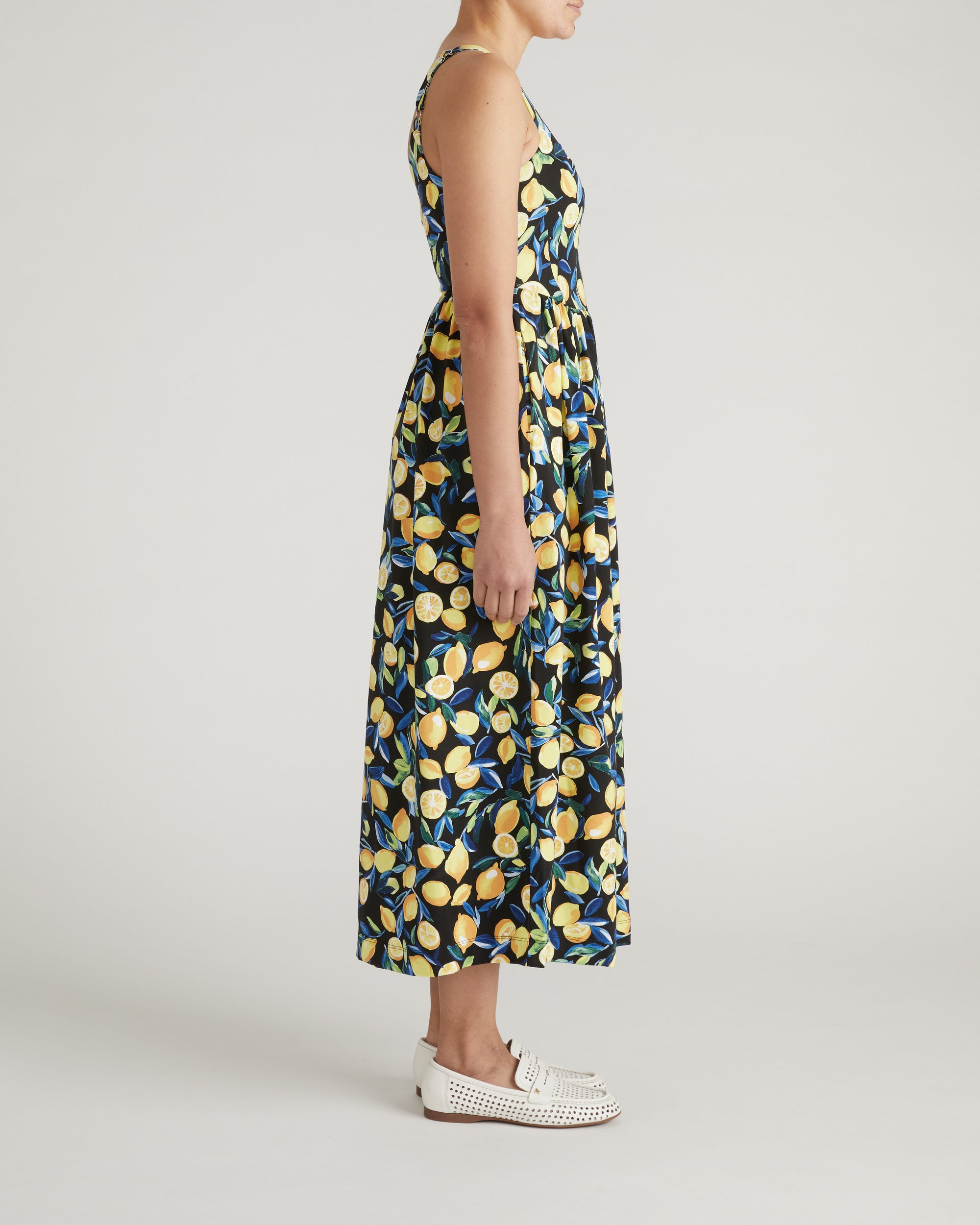 Cayo Cami Dress - Black Limoncello Print | Plus Size & Straight Size Women's Fashion | Universal Standard