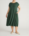 Capri Divine Jersey Flared Dress - Conifer | Plus Size & Straight Size Women's Fashion | Universal Standard