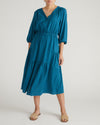 Sorrento Linen Midi Dress - Ink Blue | Plus Size & Straight Size Women's Fashion | Universal Standard