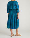 Sorrento Linen Midi Dress - Ink Blue | Plus Size & Straight Size Women's Fashion | Universal Standard