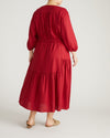 Sorrento Linen Midi Dress - Vibrant Red | Plus Size & Straight Size Women's Fashion | Universal Standard