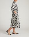 Sorrento Linen Midi Dress - Vine Print | Plus Size & Straight Size Women's Fashion | Universal Standard