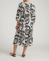 Sorrento Linen Midi Dress - Vine Print | Plus Size & Straight Size Women's Fashion | Universal Standard