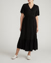 Ravello Liquid Jersey Dress - Black | Plus Size & Straight Size Women's Fashion | Universal Standard