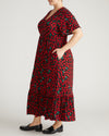 Ravello Liquid Jersey Dress - Very Cherry Print | Plus Size & Straight Size Women's Fashion | Universal Standard