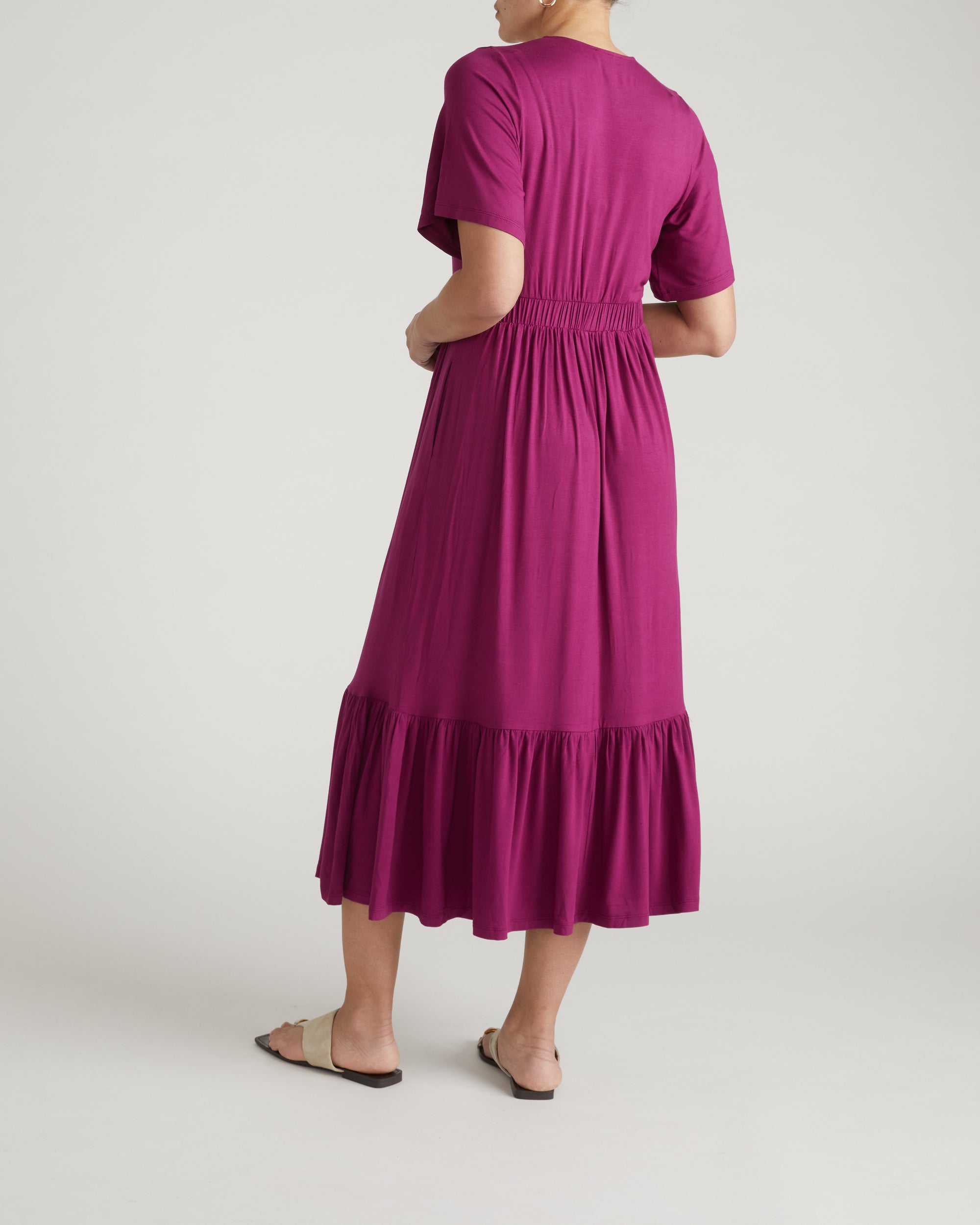Ravello Liquid Jersey Dress - Rothko Purple | Plus Size & Straight Size Women's Fashion | Universal Standard