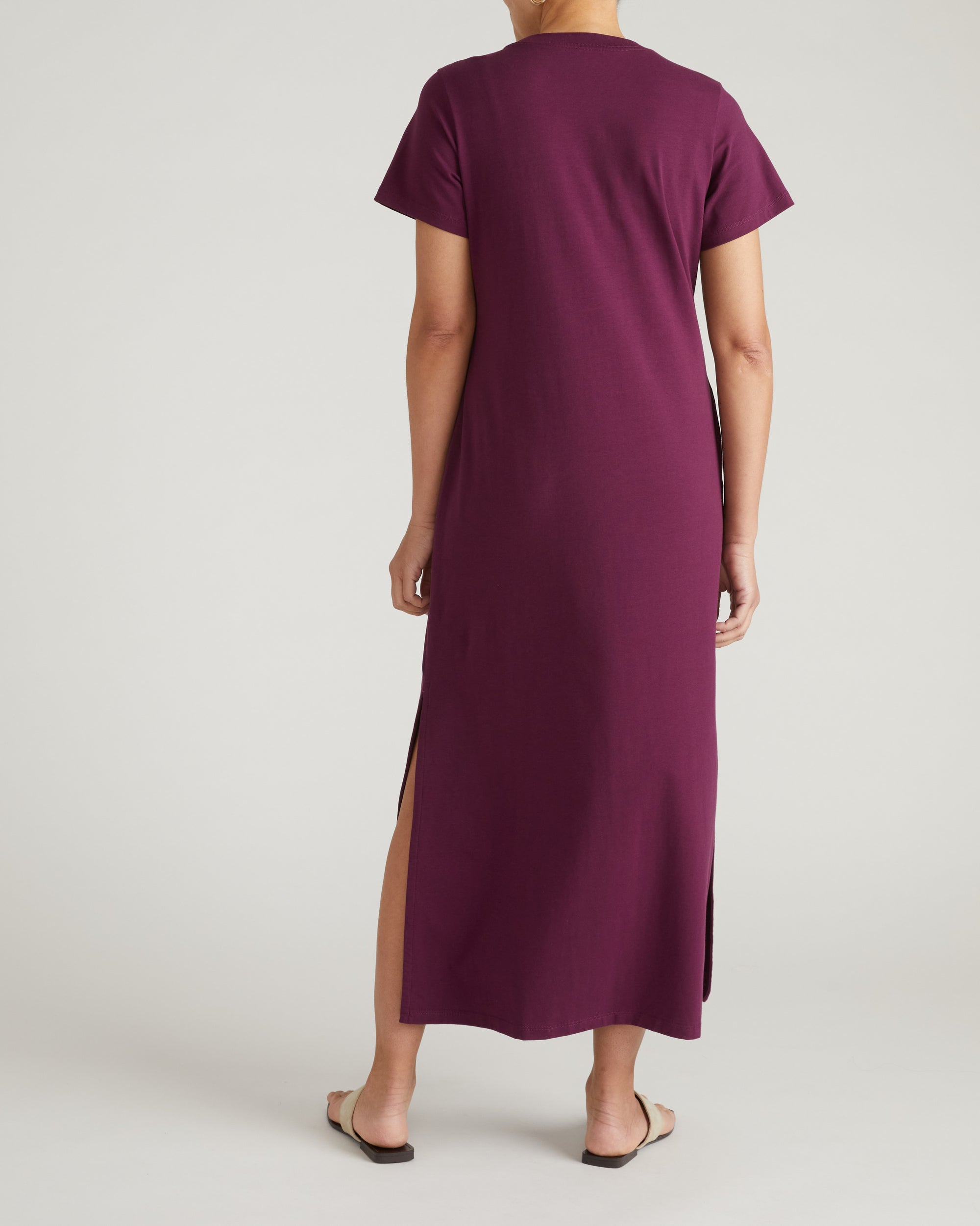 Halie Maxi T-Shirt Dress - Gamay | Plus Size & Straight Size Women's Fashion | Universal Standard