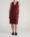 Lila Tie-Back Liquid Jersey Dress - Very Cherry Print | Plus Size & Straight Size Women's Fashion | Universal Standard