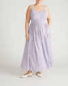 Ruby Smocked Linen Blend Sundress - Lilac Stripe Print | Plus Size & Straight Size Women's Fashion | Universal Standard