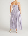 Ruby Smocked Linen Blend Sundress - Lilac Stripe Print | Plus Size & Straight Size Women's Fashion | Universal Standard