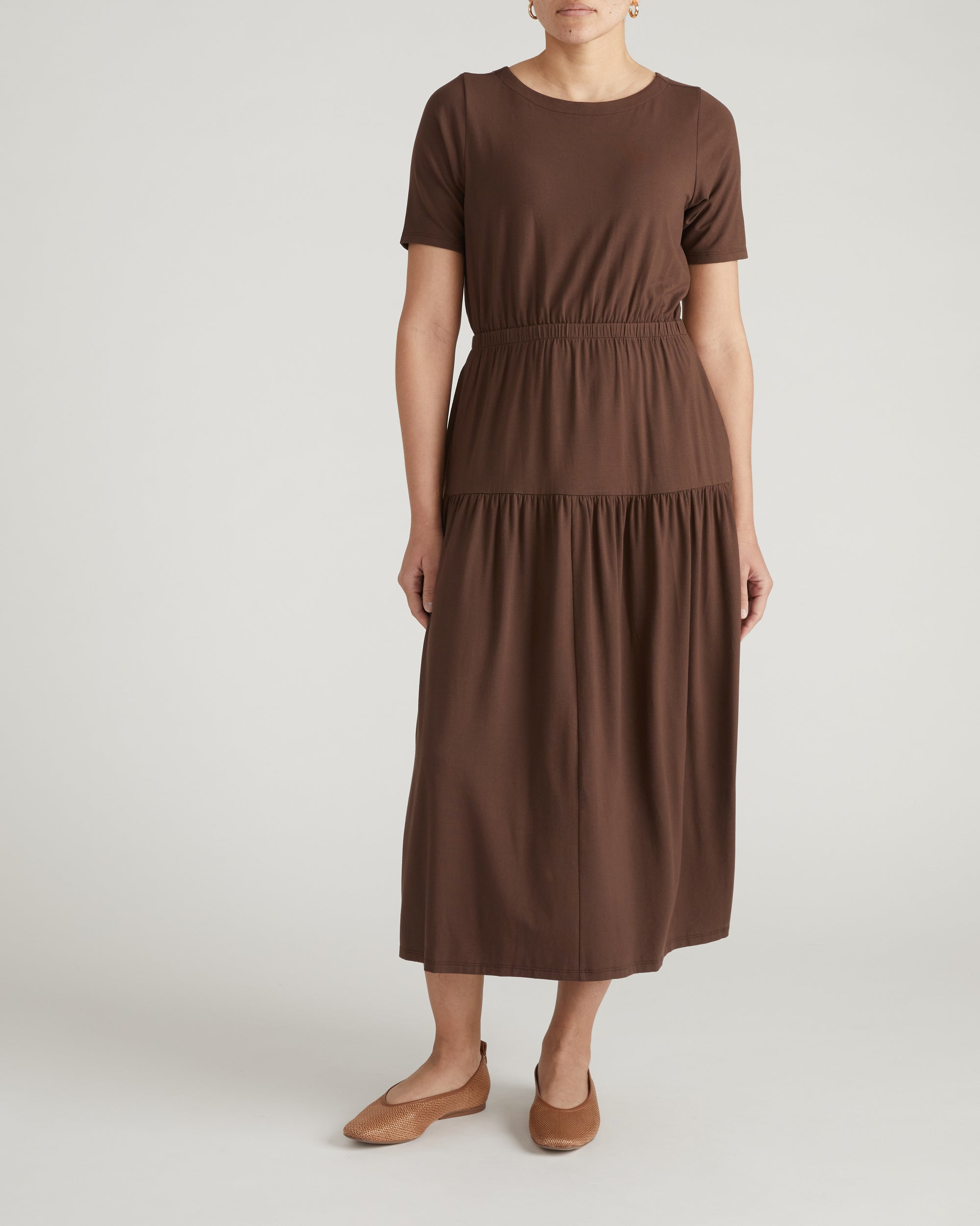midi jersey dresses Prima Dress Dusty Blue / Regular / L Made from a premium jersey fabric it has a swishy mid COS Women's Sculptural Jersey Midi