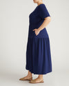 Thea Divine Jersey Midi Dress - Cenote | Plus Size & Straight Size Women's Fashion | Universal Standard