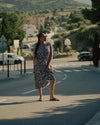 Thea Divine Jersey Midi Dress - Black Bosco Print | Plus Size & Straight Size Women's Fashion | Universal Standard