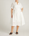 Tina Cotton Poplin Shirtdress - White | Plus Size & Straight Size Women's Fashion | Universal Standard