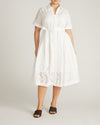 Tina Cotton Poplin Shirtdress - White | Plus Size & Straight Size Women's Fashion | Universal Standard